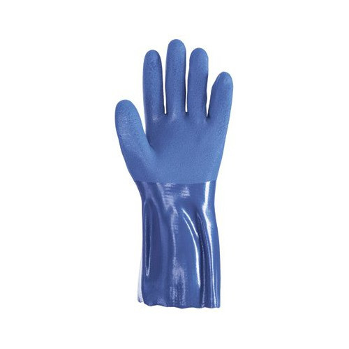 Kimberly-Clark® kindad Kleenguard G80 PVC kattega, sinine, keemiakaitse, suurus 9
