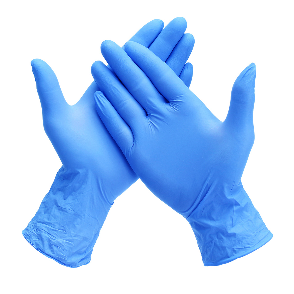 Ühekordsed nitriilkindad Ela Gloves S, sinised, puudrita, 100tk karbis