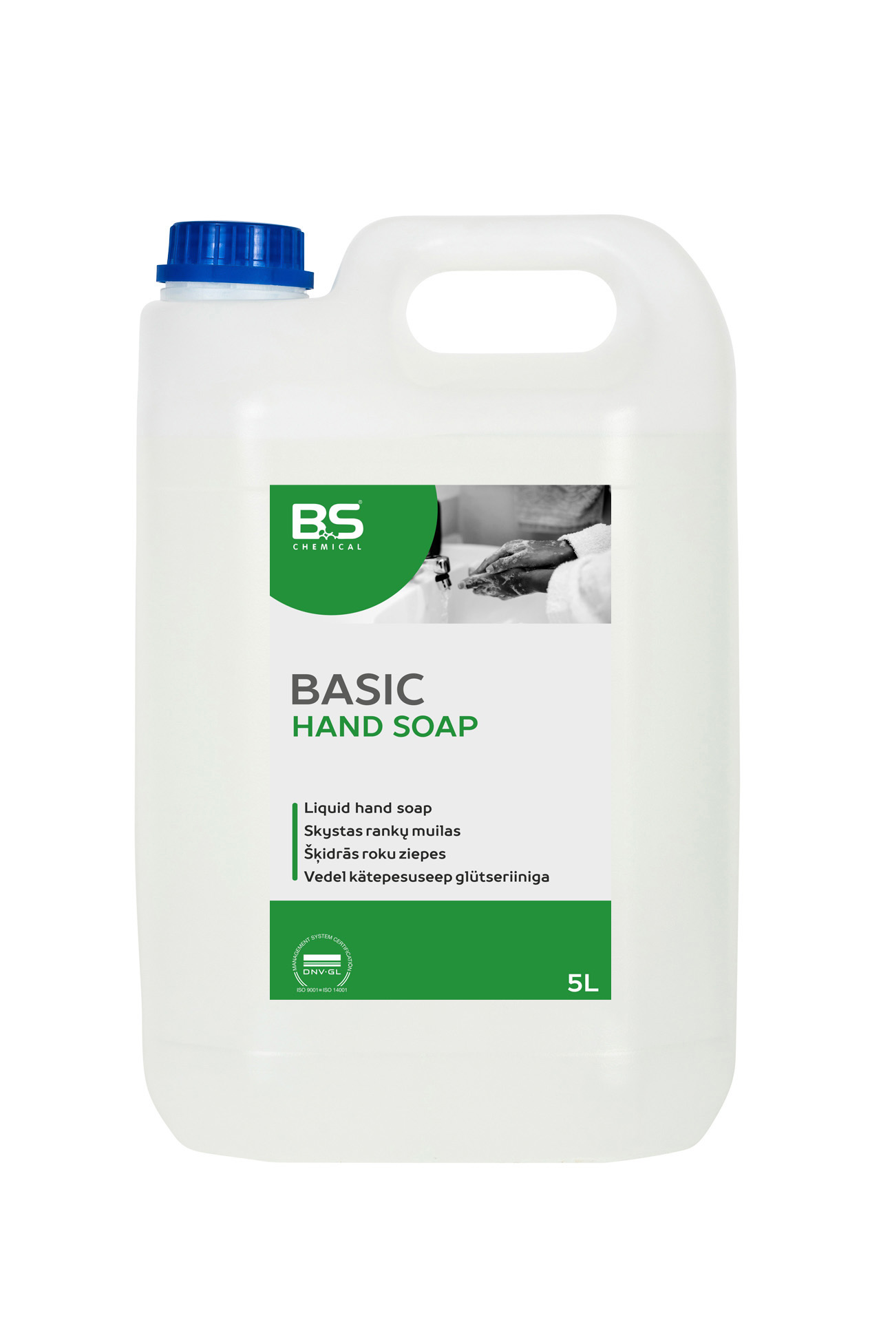 BS Basic vedelseep 5L, ei sisalda lõhna- ja värvaineid