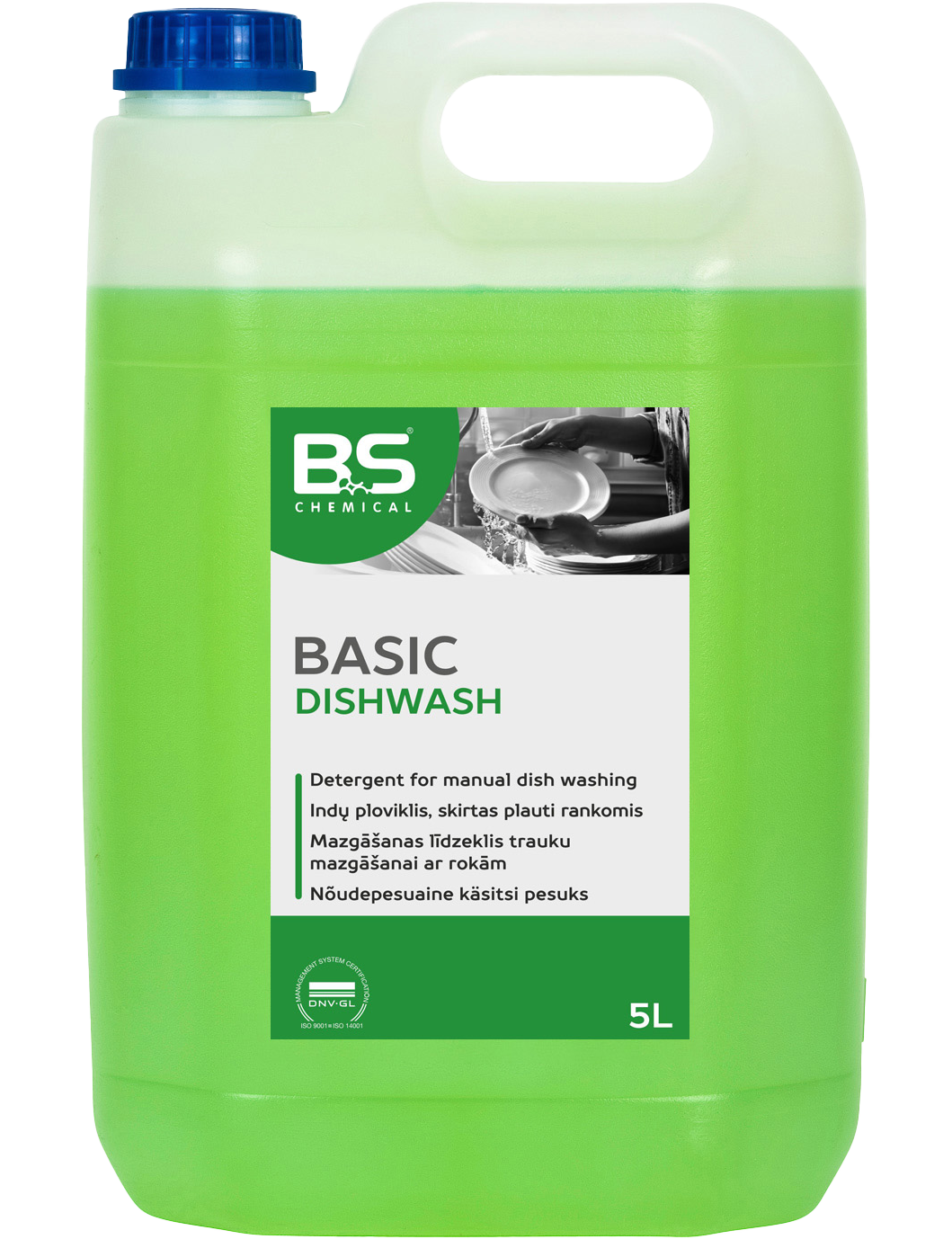 BS Basic Apple nõudepesuaine käsitsi pesuks 5L