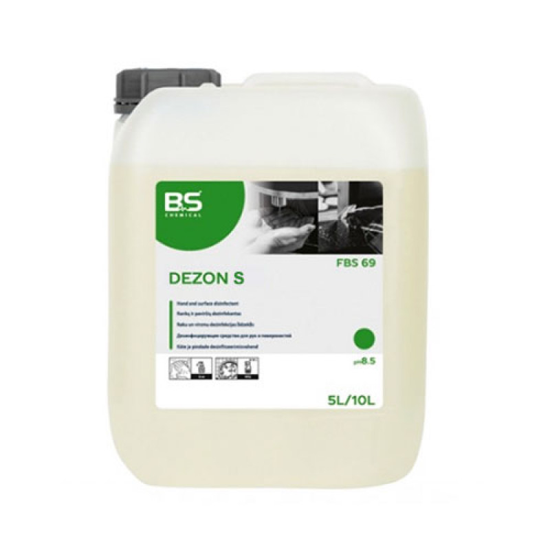 BS Dezon S antiseptik ning pindade desinfitseerija, etanool 72%, 5L