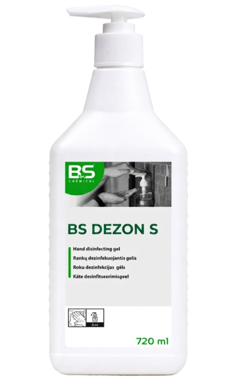 BS Dezon S antiseptik ning pindade desinfitseerija 720ml pumppudel, kastis 12tk