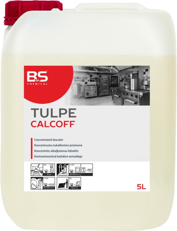 BS Tulpe Calcoff nõude ja pesumasinate katlakivieemaldi 5L