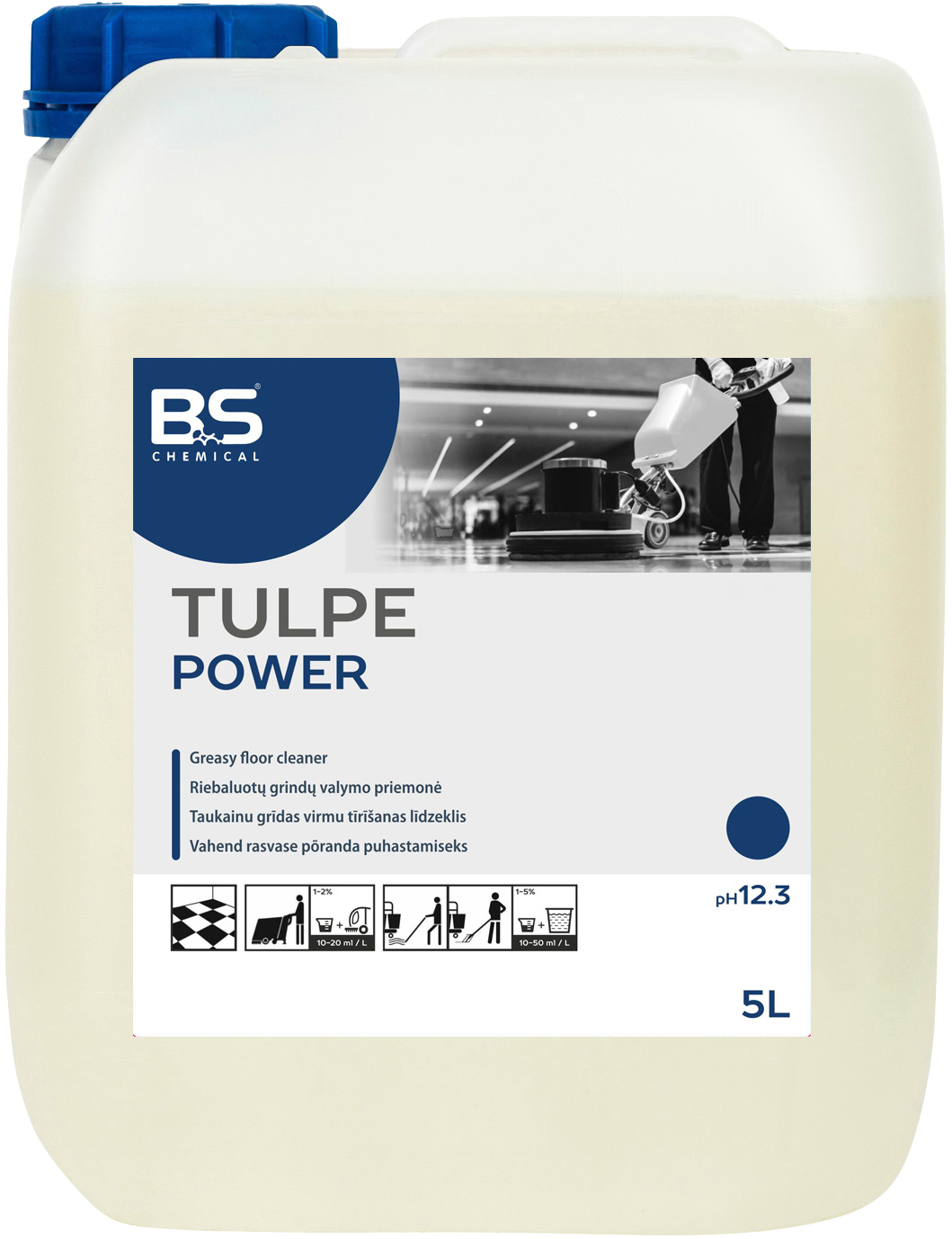 BS Tulpe Power puhastus- ja rasvaeemaldusaine 5L