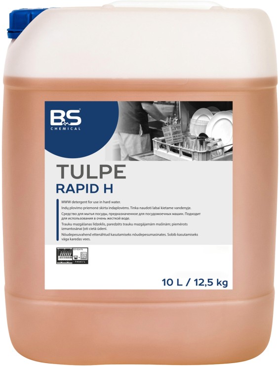BS Tulpe Rapid H masinnõudepesuaine 10L / 12,5kg