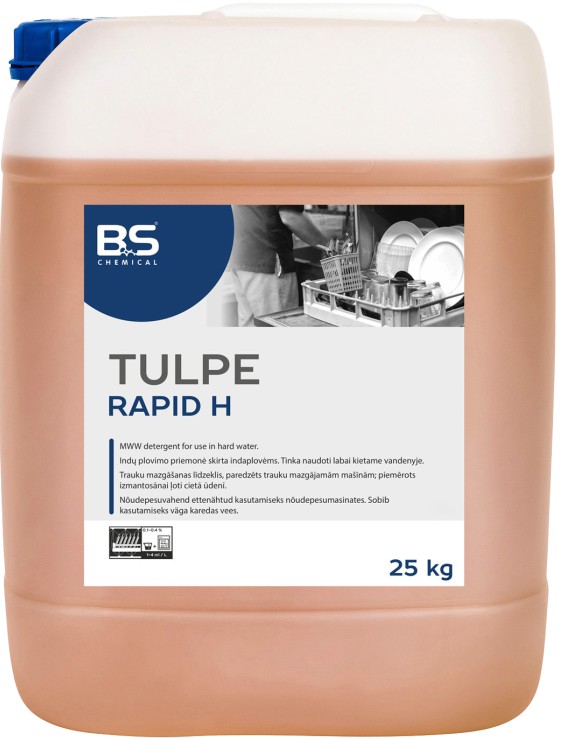 BS Tulpe Rapid H masinnõudepesuaine 20L / 25kg