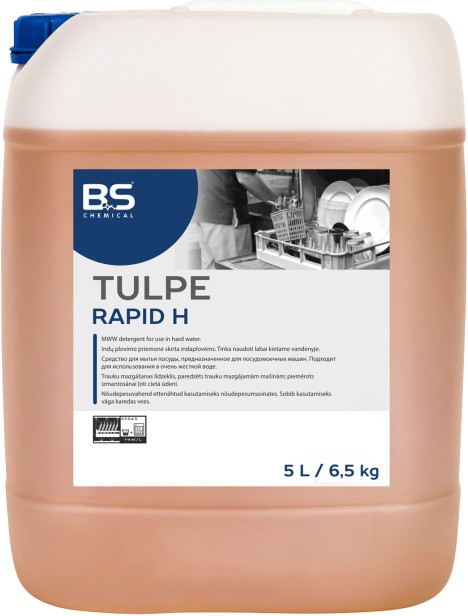 .BS Tulpe Rapid H masinnõudepesuaine 5L