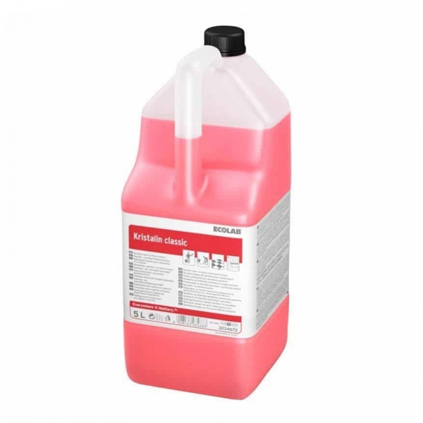 Ecolab Kristalin Classic 5L, aluseline sanitaarruumide puhastusaine