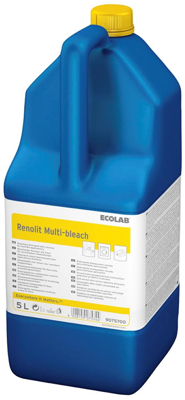 Ecolab Renolit Multi-Bleach, klooriga puhastus- ja valgendusvahend 5L, kastis 2tk