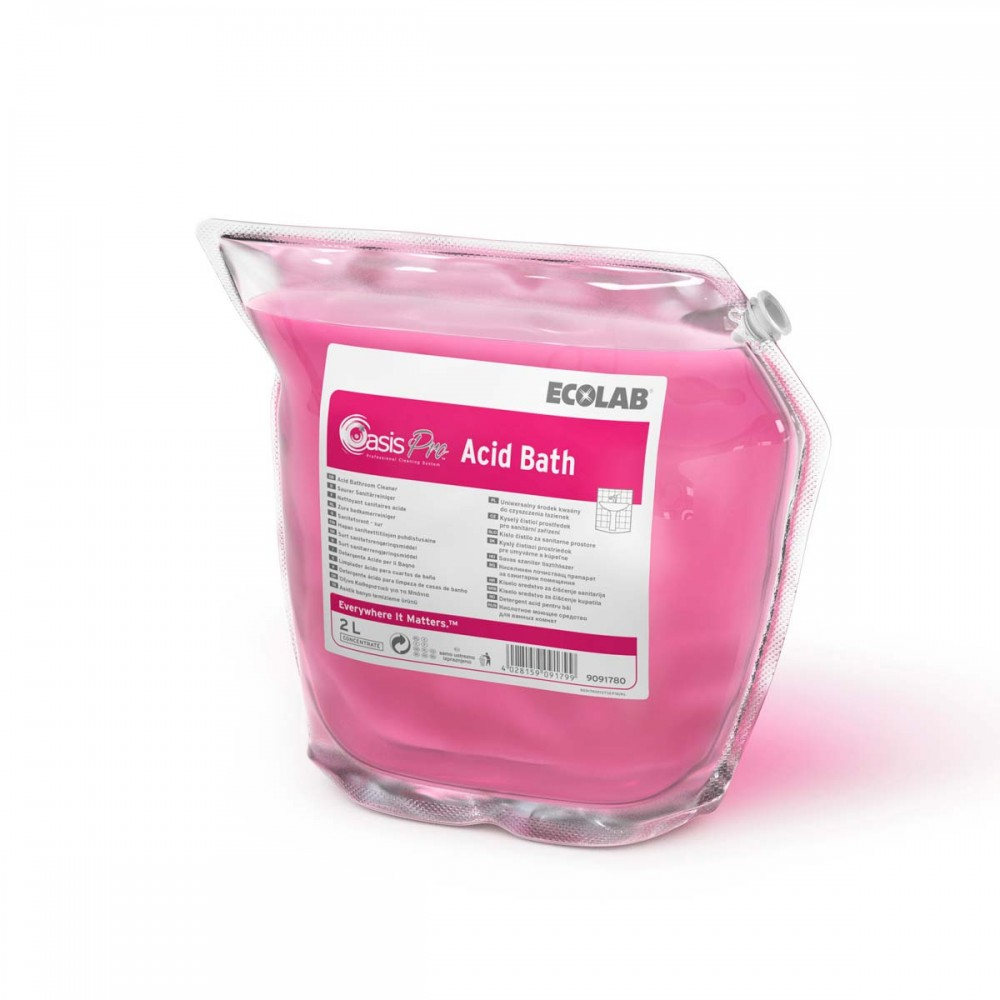 Ecolab Oasis Pro Acid Bath sanitaarruumide puhastusaine 2L, kastis 2tk