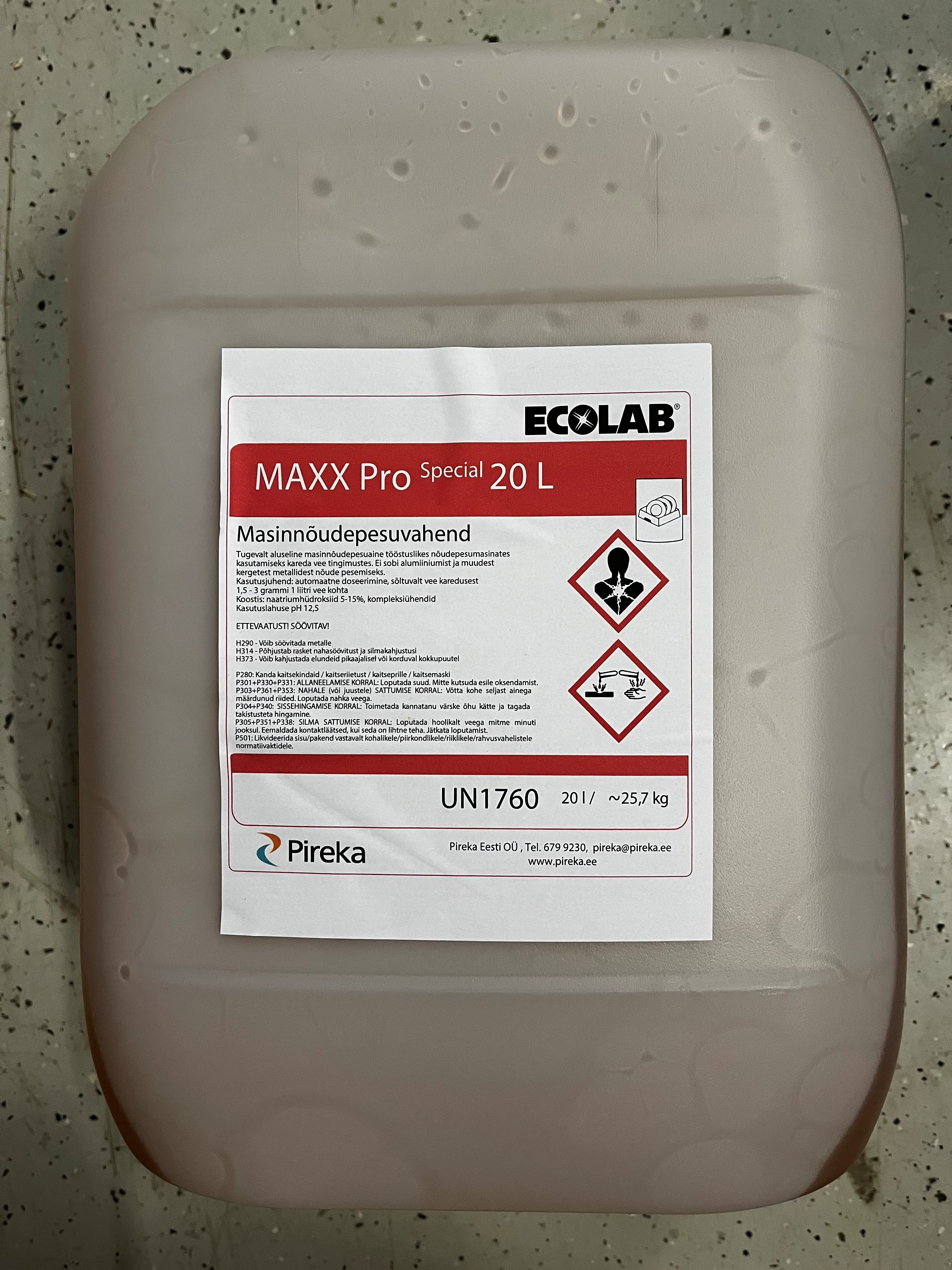 Ecolab Maxx Pro Special 25L masinnõudepesuaine
