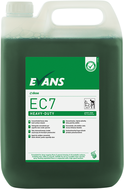 Evans EC7 All-Purpose põrandapesuaine 5L, kastis 2tk