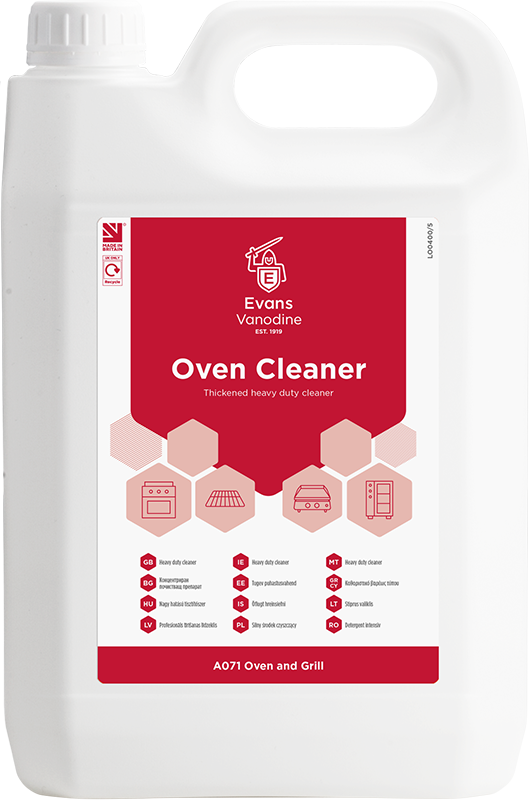 Evans Oven Cleaner ahjude ja grillide puhastusaine 5L, kastis 2tk
