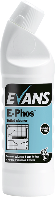 Evans E-Phos happeline geeljas sanitaarpesusaine 1L, kastis 6tk