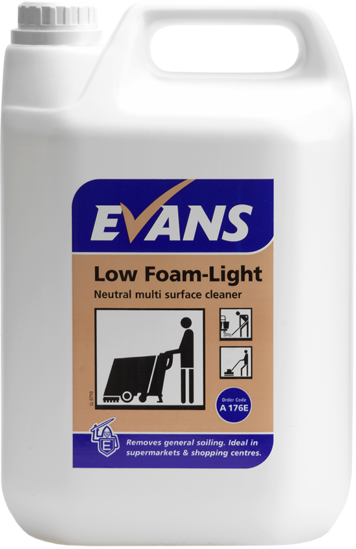Evans Low Foam Light neutraalne põrandapesuaine 5L, kastis 2tk