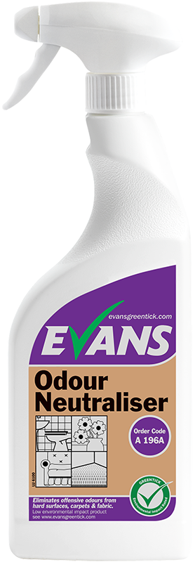 Evans Odour Neutraliser lõhnaeemaldusaine, 750ml pihustiga, kastis 6tk