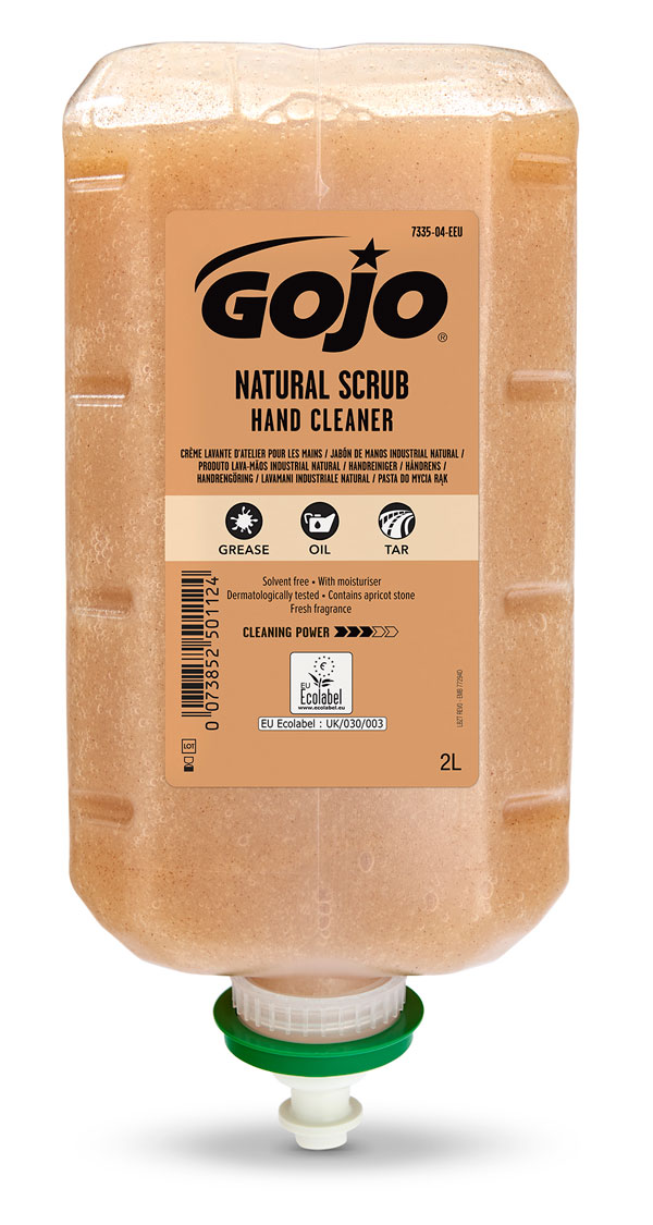 GOJO® Natural Scrub kätepuhastusvahend 2L, kastis 4tk