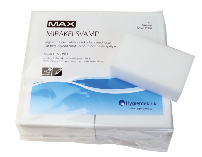 HT Max Miracle svamm, melamiin 10x6cm, pakis 12tk