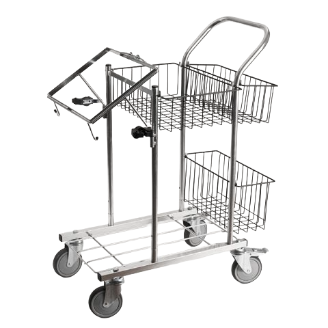 Koristuskäru Compact, metall