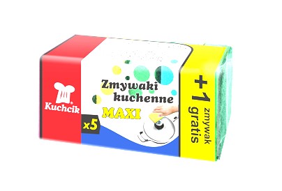 Svammide 6-ne komplekt, värvilised, 9x6cm, kastis 40pakki