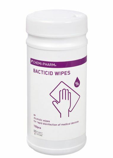Bacticid Wipes N150, ühekordsed desolapid, purgis 150tk, kastis 12purki