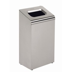 Kimberly-Clark® prügikast kaanega 60L, roostevaba