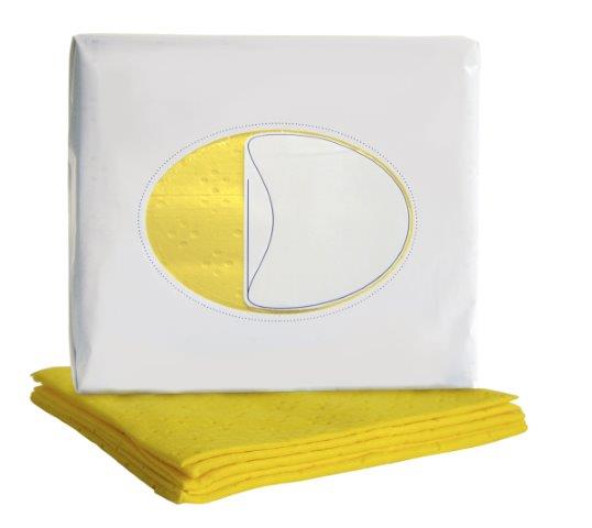 Profix Z Yellow ühekordne lapp, kollane, pakis 32tk, kastis 10pakki