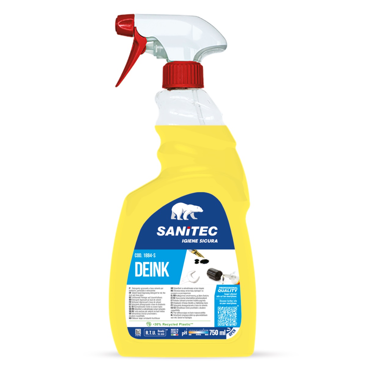 Sanitec Deink plekieemaldusaine 750ml, kastis 6tk