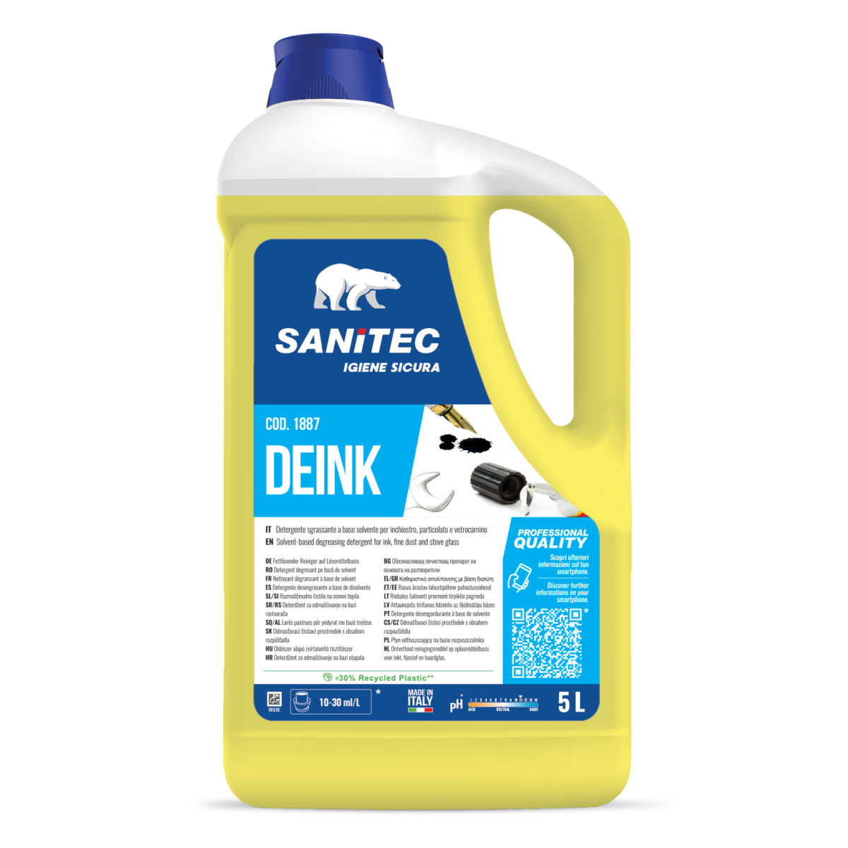 Sanitec Deink plekieemaldusaine 5L, kastis 2tk