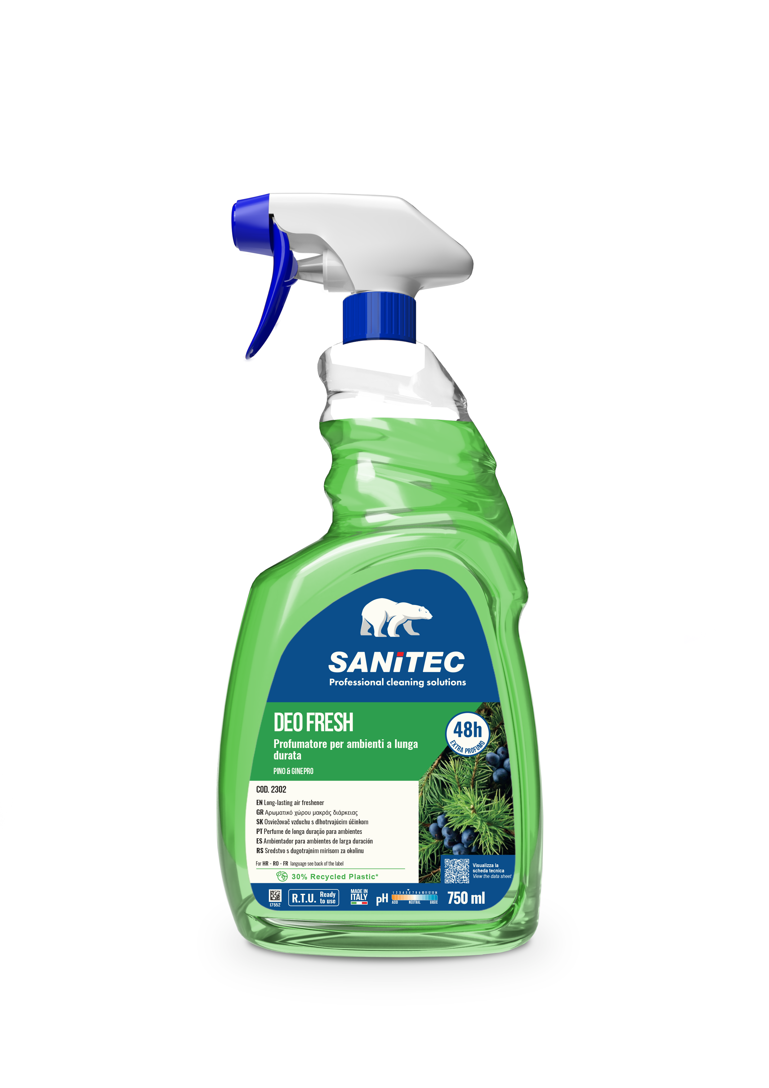 Sanitec Deo Fresh Pino Ginepro lõhnaeemaldusaine 750ml, kastis 6k