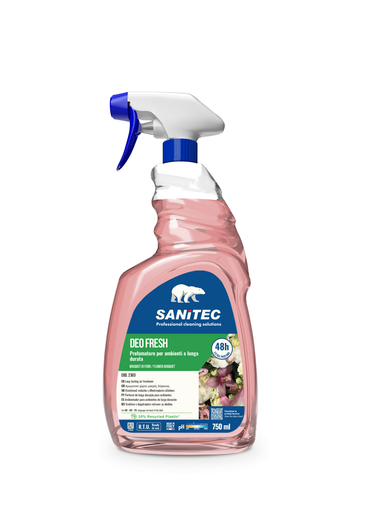 Sanitec Deo Fresh Bouquet di fiori lõhnaeemaldusaine 750ml, kastis 6k