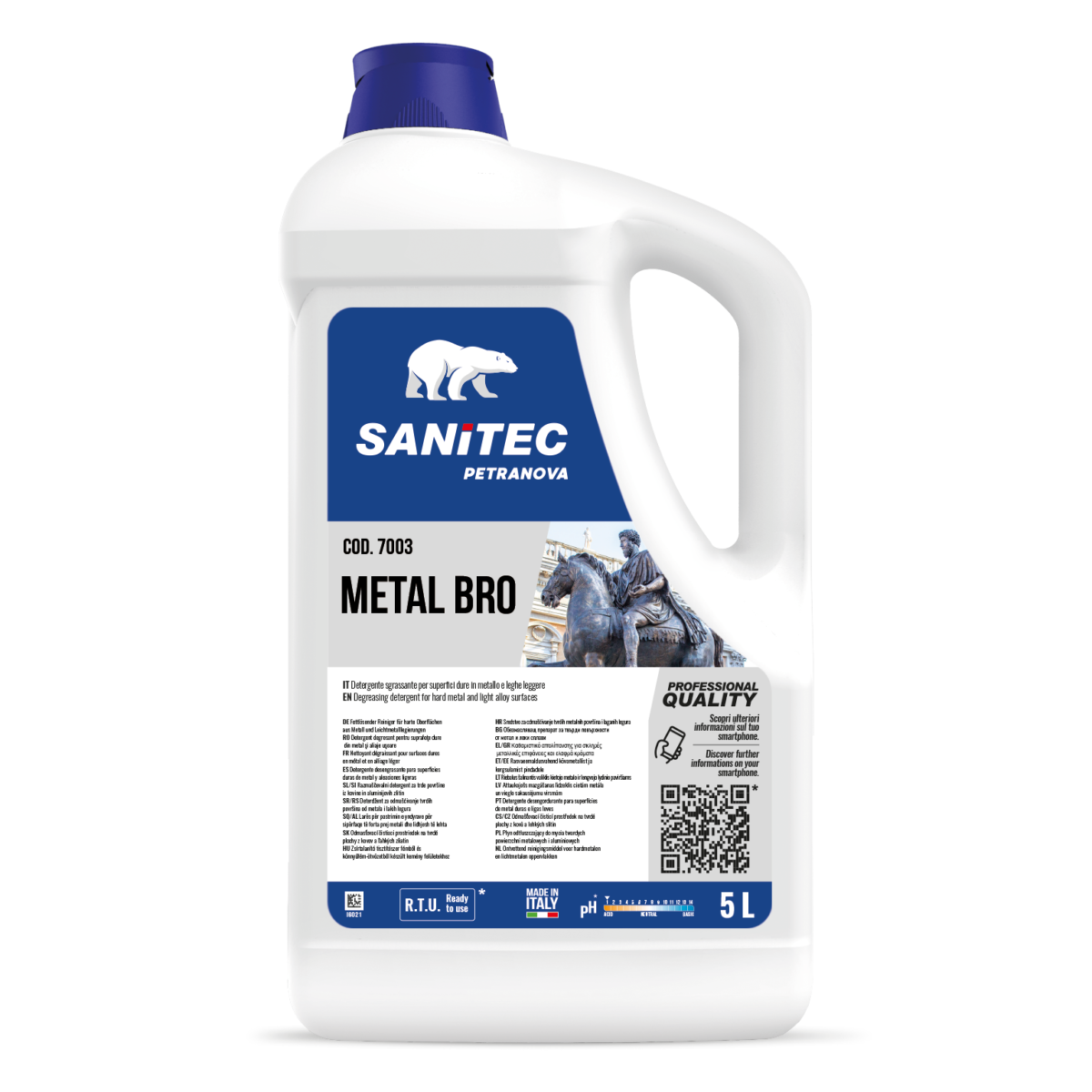 Sanitec Metal Bro puhastusaine metallpindade 5L, kastis 2tk