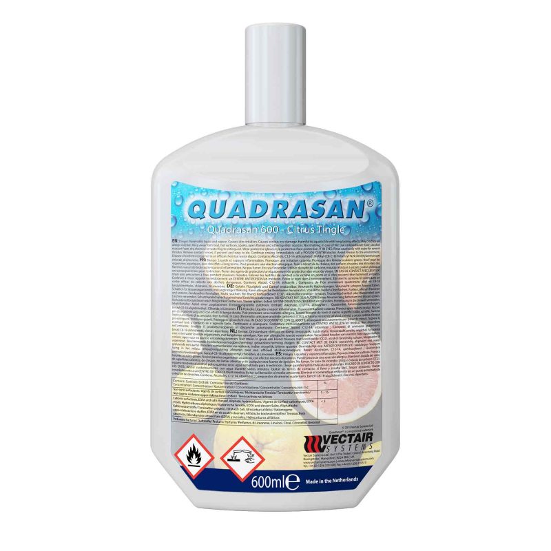 Quadrasan 300 Citrus Tingle pissuaaride lõhnastus/puhastuavahend, 310ml