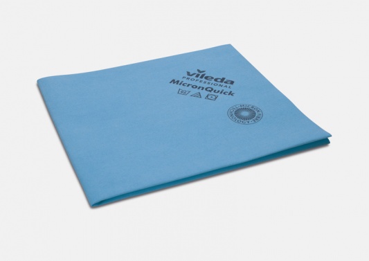 Vileda Mikrokiudlapp MicronQuick sinine trükipildiga, 5tk pakis